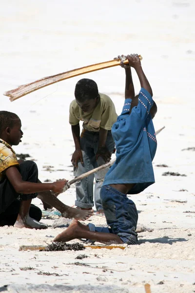 Spiaggia di Matemwe, zanzibar — Foto Stock