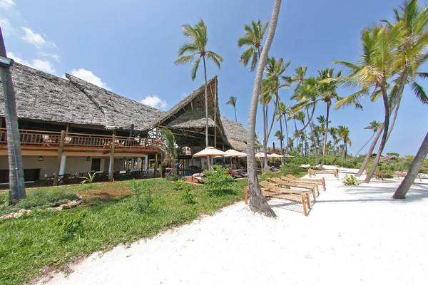 Azanzi hotel, zanzibar, Afrika — Stock fotografie