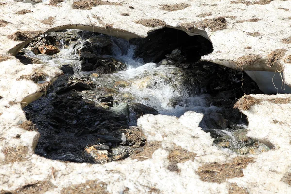 Glaciären river — Stockfoto