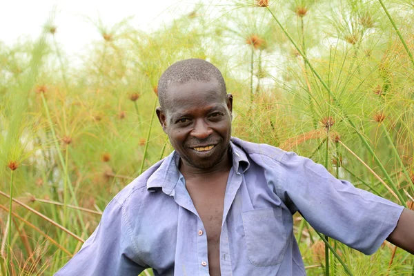 Fisherman - Uganda, Africa — Stock Photo, Image