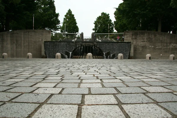 Fontän - yokohama, japan — Stockfoto