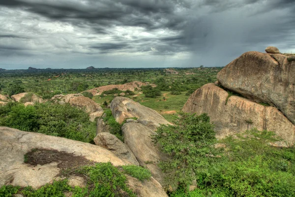 Nyero skalní jeskyně - uganda - Perla Afriky — Stock fotografie