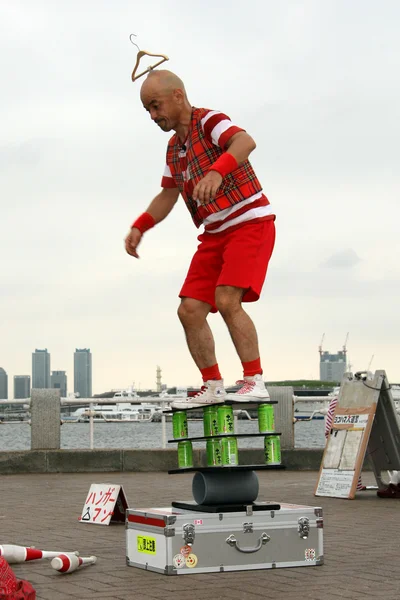 Street Performer - Yokohama City, Japan — Stock Photo, Image