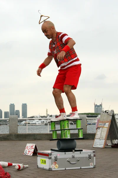 街头艺人-横滨市、 日本 — 图库照片