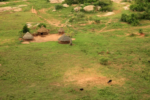 Nyero rock grottor - uganda, Afrika — Stockfoto