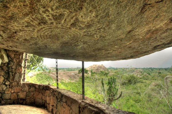 Nyero skalní jeskyně - uganda, Afrika — Stock fotografie