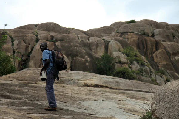 Tididiek rock - uganda, Afrika — Stock fotografie