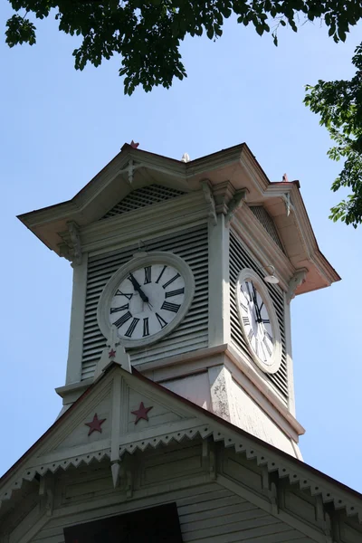 Годинник башта будівлі, Саппоро, Японія — стокове фото