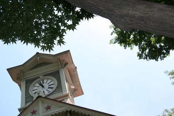 Clock Tower Building, Sapporo, Japan — Stockfoto