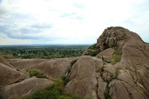 Tididiek rock - uganda, Afrika — Stockfoto