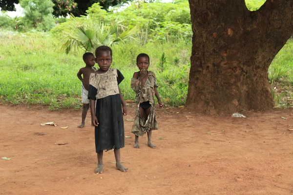 Crianças pequenas - Uganda, África — Fotografia de Stock