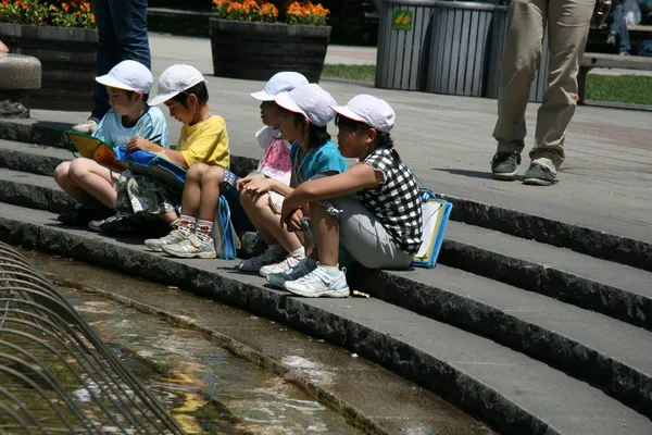 Odori park, miasta sapporo, Japonia — Zdjęcie stockowe