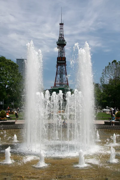 Odori Park, Sapporo City, Japan — Stockfoto