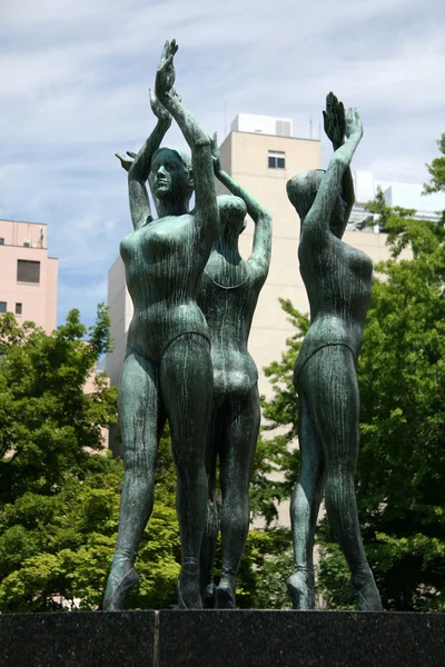 Memorial - Odori Park, Sapporo City, Japão — Fotografia de Stock