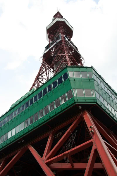 塔式建筑，在日本的札幌电视 — 图库照片