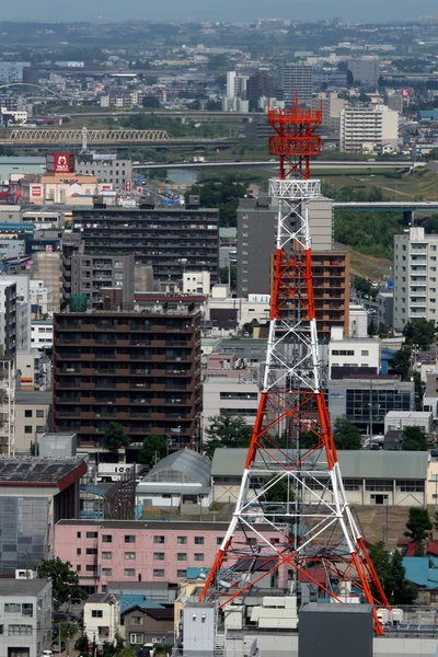 Sapporo panoráma, sapporo, Severní Japonsko — Stock fotografie