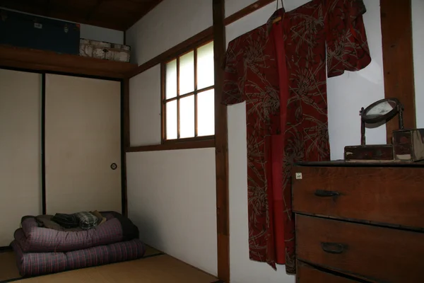 北海道开拓村、 日本的旅馆 — 图库照片