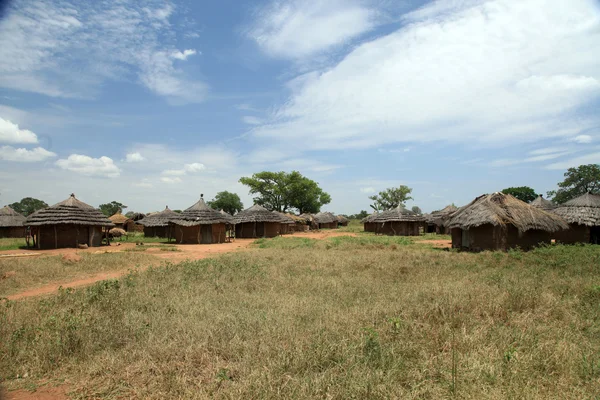 Campamento de refugiados - Uganda, África — Foto de Stock