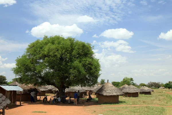 Campo profughi Uganda, Africa — Foto Stock