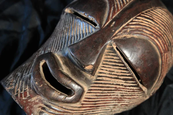 African Tribal Mask - Songe Tribe — Stock Photo, Image