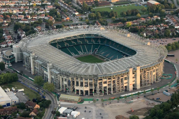 Twickenham rugby stadium - arial weergave van Londen — Stockfoto