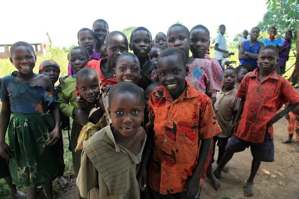 Bambini locali Uganda, Africa — Foto Stock