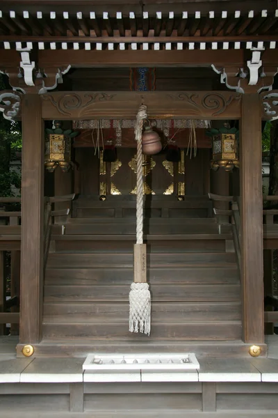 Modlitwa dzwon - yasaka shrine, Kioto, Japonia — Zdjęcie stockowe