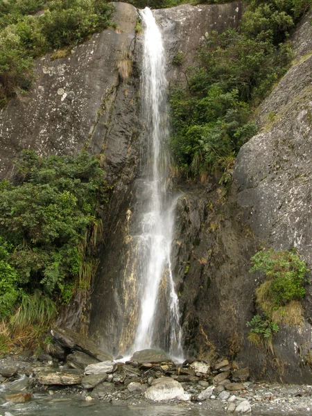 Fließendes Wasser - franz josef glacier, neuseeland — Stockfoto