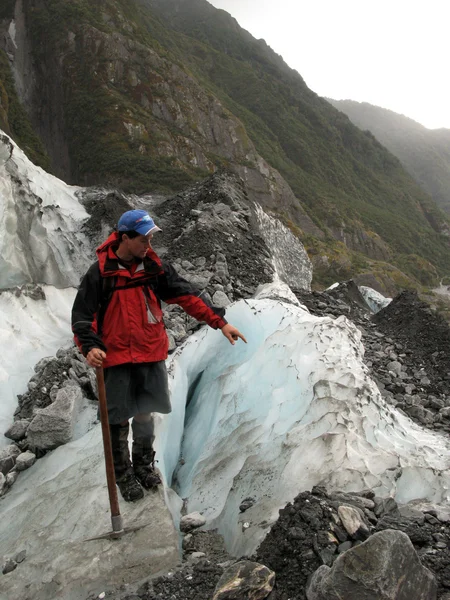 Glaciar Franz Josef, Nova Zelândia — Fotografia de Stock