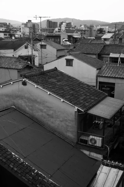 Roof Tops of Houses, Kyoto, Japan — Stock Photo, Image