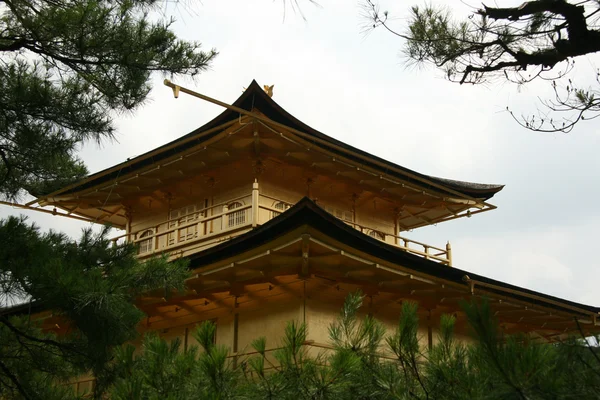 Kinkakuji chrám, kyoto, Japonsko — Stock fotografie