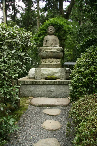 Socha Buddhy - Ryōan ji, kyoto, Japonsko — Stock fotografie