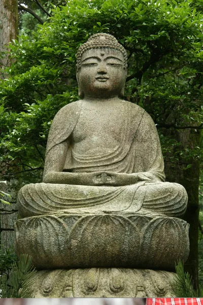 Socha Buddhy - Ryōan ji, kyoto, Japonsko — Stock fotografie