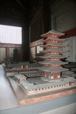 Todaiji antik tapınak, nara, Japonya