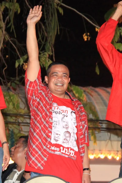 Μπανγκόκ - 10 Δεκ: Διαδήλωση διαμαρτυρίας κόκκινα πουκάμισα - Ταϊλάνδη — Φωτογραφία Αρχείου