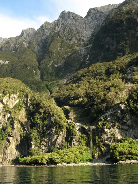 Milford Sound, Te Wahipounamu, Nowa Zelandia — Zdjęcie stockowe