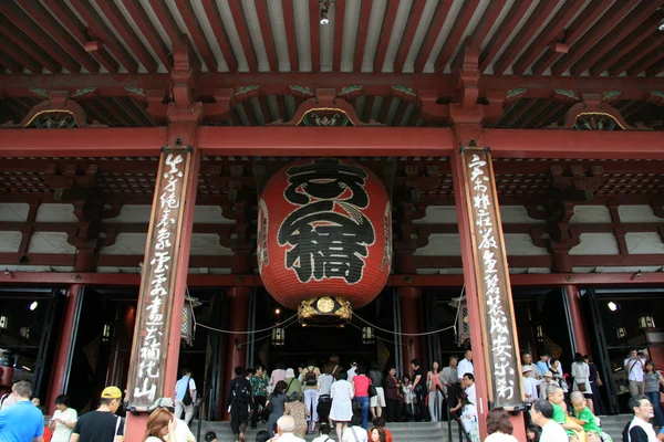 Lanterne japonaise - Sanctuaire Sensoji, Tokyo, Japon — Photo