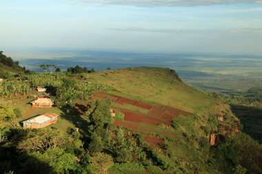 kırsal manzara - uganda, Afrika