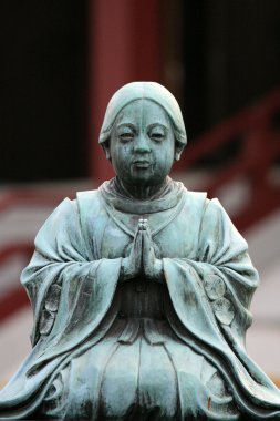Tanrı heykeli - zojoji Tapınak, tokyo, Japonya