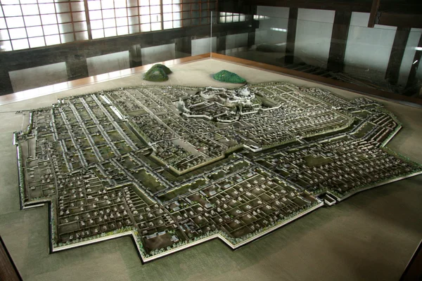 Modelo de escala do Castelo de Himeji, Japão — Fotografia de Stock