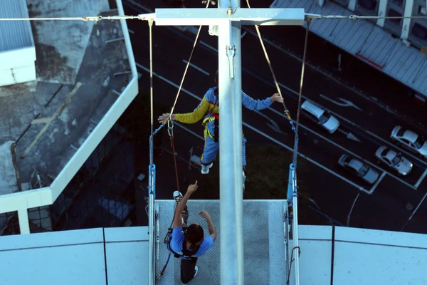 Sky Tower, Ώκλαντ, Νέα Ζηλανδία — Φωτογραφία Αρχείου