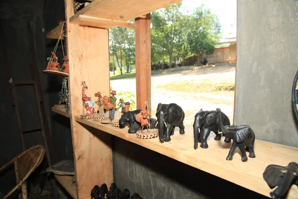 Negozio di artigianato in Uganda — Foto Stock