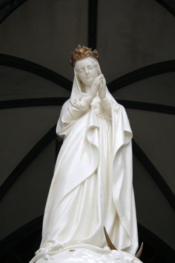 Mother Mary - Oura Church, Nagasaki, Japan clipart