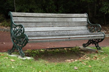 Park bankında - etki alanı, auckland, Yeni Zelanda