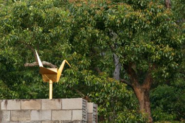 Altın barış güvercini - Barış Parkı, nagasaki, Japonya