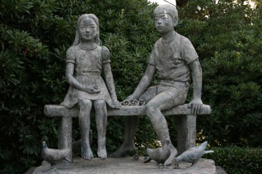 çocuklar heykel - Barış Parkı, nagasaki, Japonya