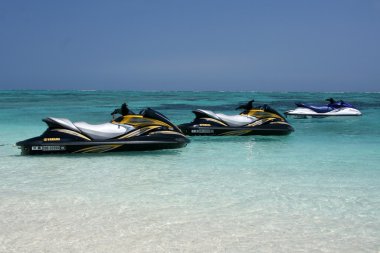 Jet ski - nagannu Güney Adası, okinawa, japan