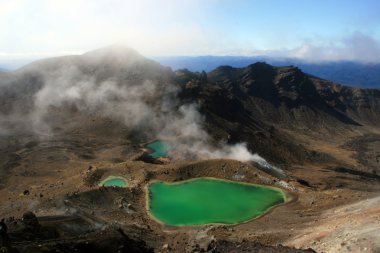 Zümrüt Yeşil Göl - tongariro Ulusal Parkı, Yeni Zelanda
