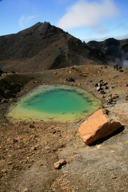 Zümrüt Yeşil Göl - tongariro Ulusal Parkı, Yeni Zelanda