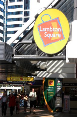 Lambton quay, wellington, Yeni Zelanda